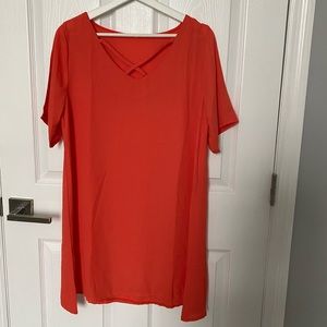 Orange Summer Tunic/Dress
